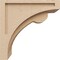 Ekena Millwork 7"W x 14"D x 14"H Classic Viola Rough Cedar Woodgrain TimberThane Corbel, Primed Tan CORUR07X14X14VIORCPR - alternate 2